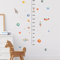 Thumbnail for Cartoon Space Height Measurement Wall Sticker