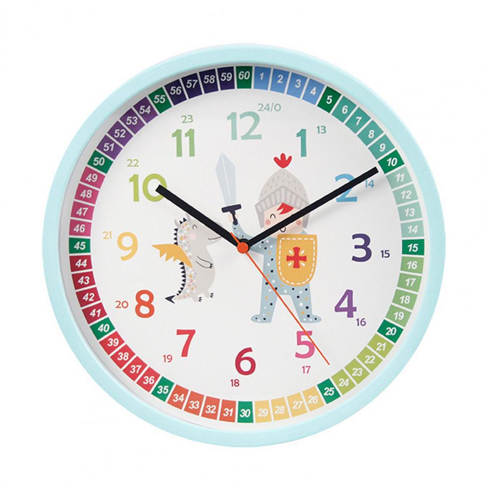 Kids Cartoon Wall Clock for Early Education Learning