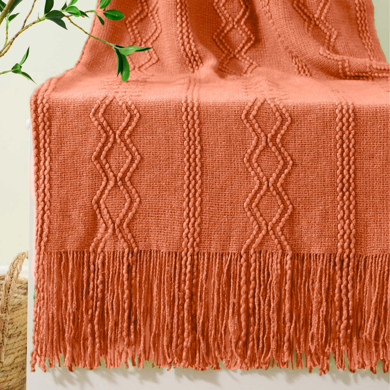 Super Soft Knit Throw Blanket