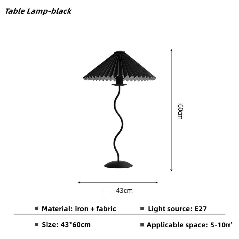 Minimalist Floor Lamp with Skirt Lampshade