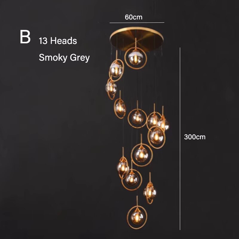 Modern Glass Ball Chandelier- Pendant Lights