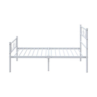 Thumbnail for Premium Metal Twin Bed with Platform Box Spring