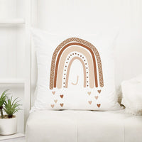 Thumbnail for Rainbow Alphabet Print Sofa Cushion Cover - Sea Style