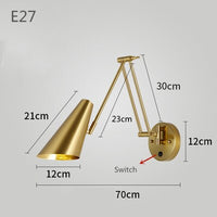 Thumbnail for Stylish Telescopic LED Wall Lamp for Bedside Lighting