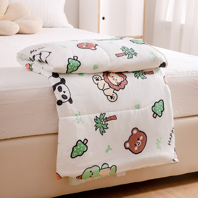 Skin-friendly Kids Summer Blanket - Thin Air Conditioning Comforter