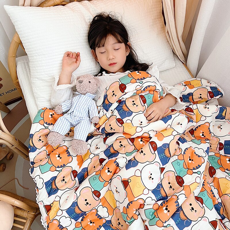 Summer Cotton Quilt for Kids - Air-conditioned Comforter