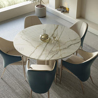 Thumbnail for Stable Marble Round Dining Table