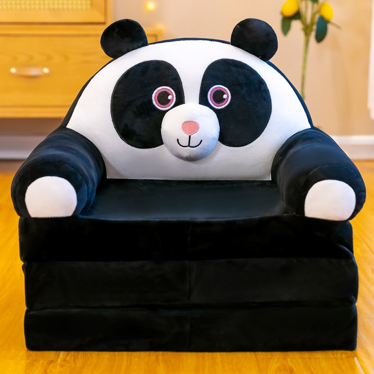 H Foldable Kids Sofa with Gel Cushion and Foam Padding