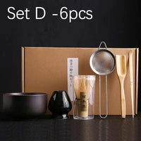 Thumbnail for Japanese Matcha Blender Set with Bamboo Whisk Matcha Brush