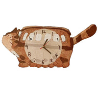 Thumbnail for Totoro Bus Cat Wall Clock Wooden Cartoon Fashion Watches
