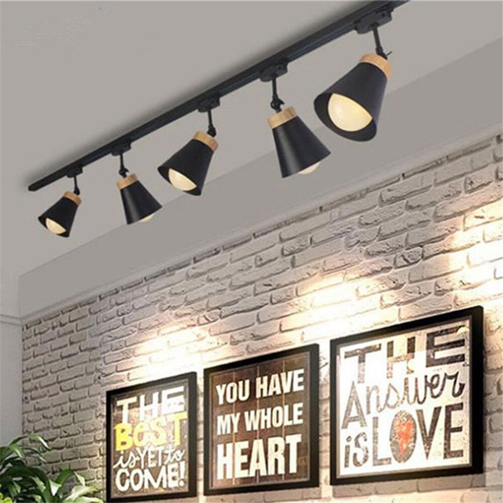 9W LED Track Light for Store Window - Aluminum Fixture with Lampshade