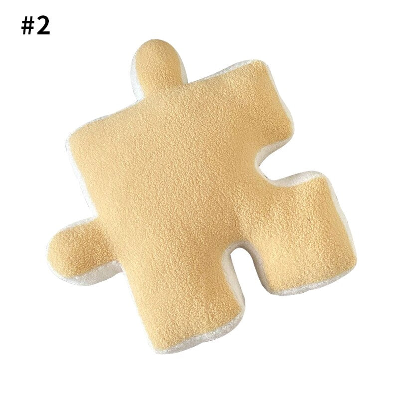 Puzzle-Shaped Pillow