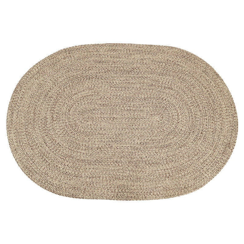 Pure Natural Jute Traditional Hand Weaven Soft Breathable Rug