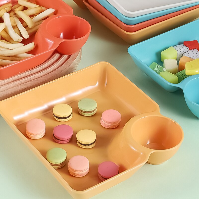 Japanese Dipping Dish Serving Plates with Sauce Snack Tray