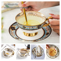 Thumbnail for Europe Bone China Coffee Cup Set with Saucer Spoon 200ml - Casatrail.com