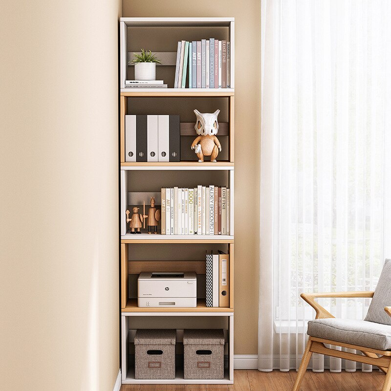 Simple Multifunctional DIY Bedroom Bookshelf