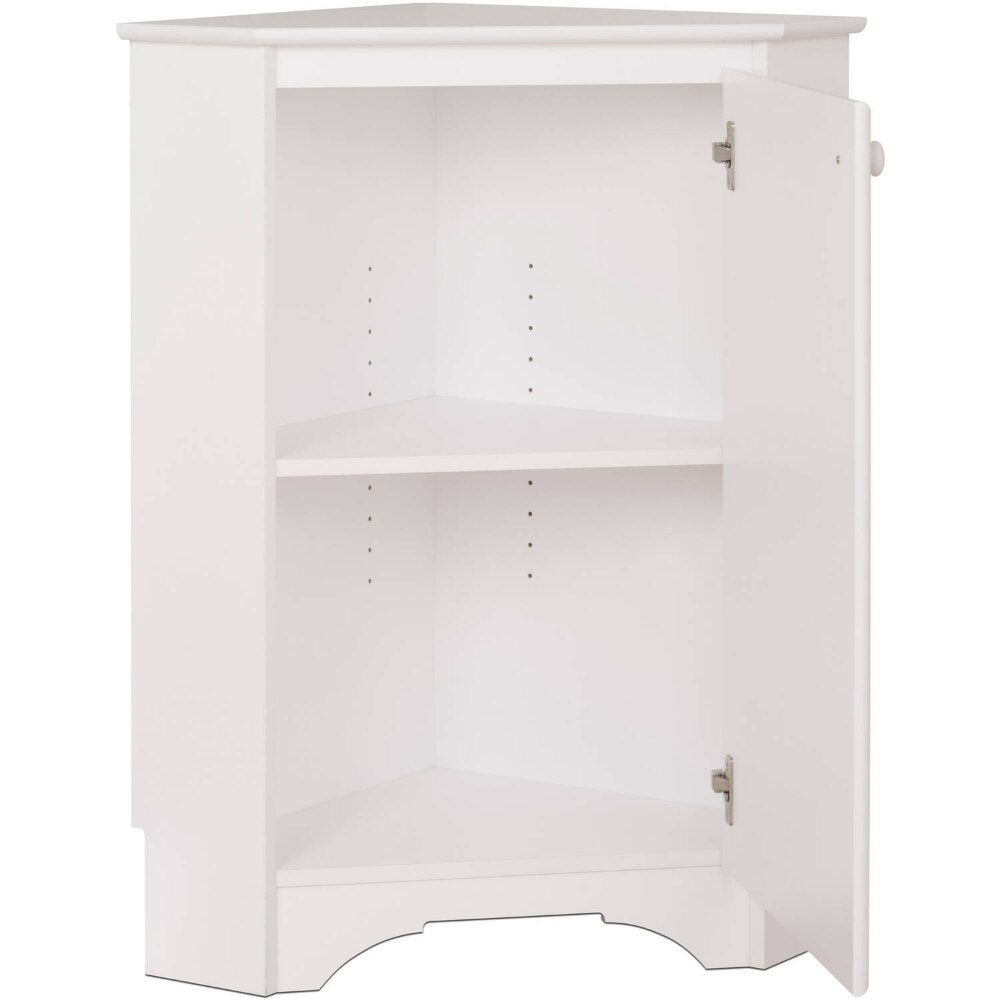 White Elite Corner Storage Cabinet