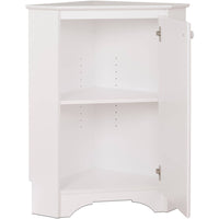 Thumbnail for White Elite Corner Storage Cabinet