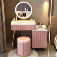 Thumbnail for Multi-functional Dressing Table with LED Mirror