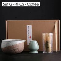 Thumbnail for Japanese Matcha Blender Set with Bamboo Whisk Matcha Brush