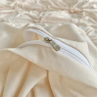 Thumbnail for King Size Pinch Pleated Duvet Cover Set