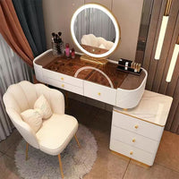 Thumbnail for Nordic Makeup Vanity Table with Mirror
