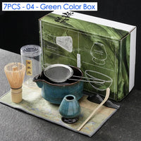 Thumbnail for Japanese Matcha Blender Set with Bamboo Whisk Matcha Brush