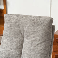 Thumbnail for Accent Rocking Chair With Footrest & High Back Rubber Wood Rocking Legs