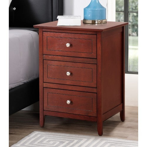 Transitional Cherry Nightstand For Bedrooms