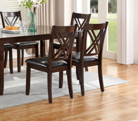 Thumbnail for 7pcs Dining Set Dining Table 6 Side Chairs