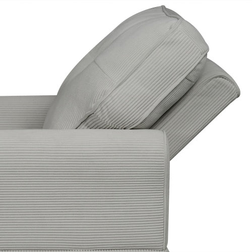 Upholstered Lounge Chair For Bedroom Living Room With Rivets