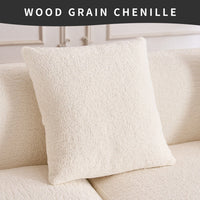 Thumbnail for Grey Compression Sofa with Chaise Lounge & 4 Pillows