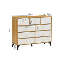 Thumbnail for 9 Drawers Dresser, WOOD COLOUR