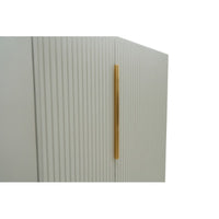 Thumbnail for Modern White Sideboard Cabinet With Gold Handles For Kitchen, Dining Room Furniture Organizer
