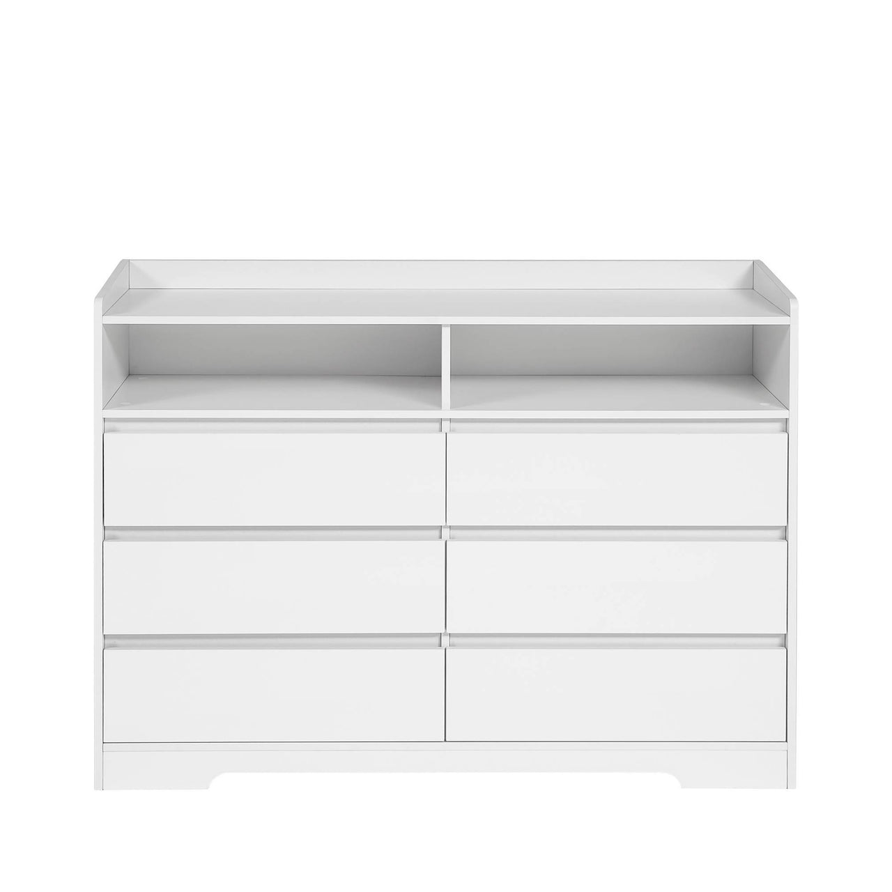 6 Drawer Dresser With LED Lights Modern Dressers Drawers With Sturdy Frame