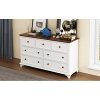 Thumbnail for Wooden Captain Seven-Drawer Dresser For Bedroom