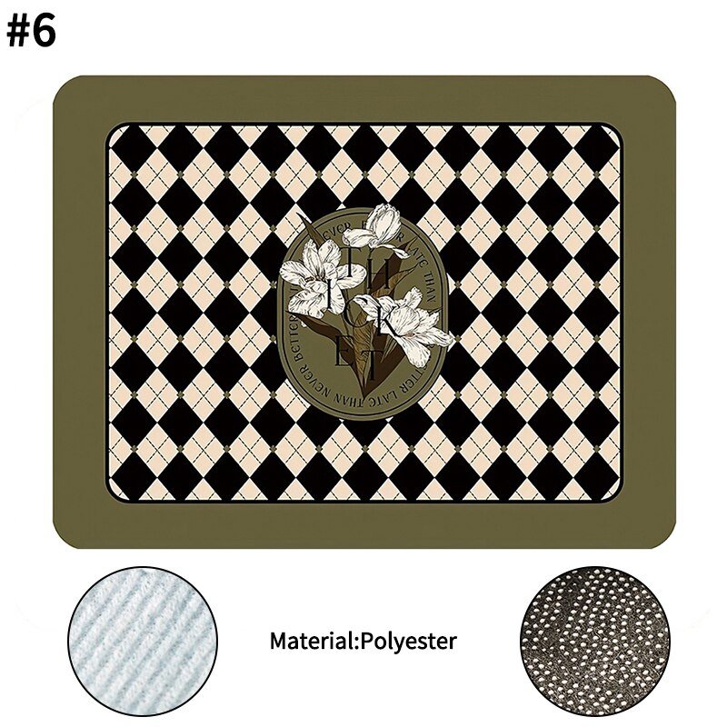 Absorbent Bedroom Bathroom Mats - Casatrail.com