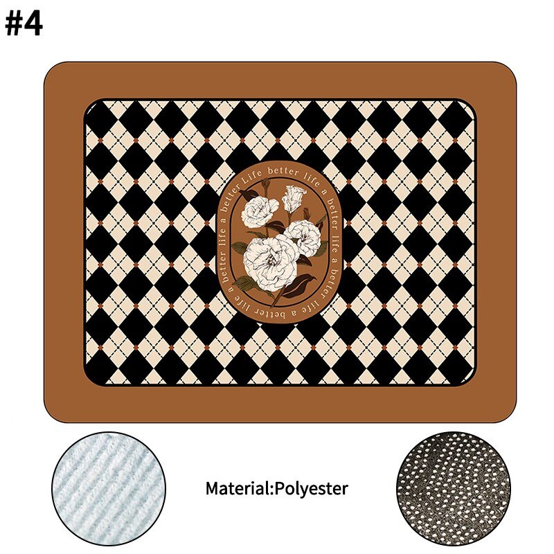 Absorbent Bedroom Bathroom Mats - Casatrail.com