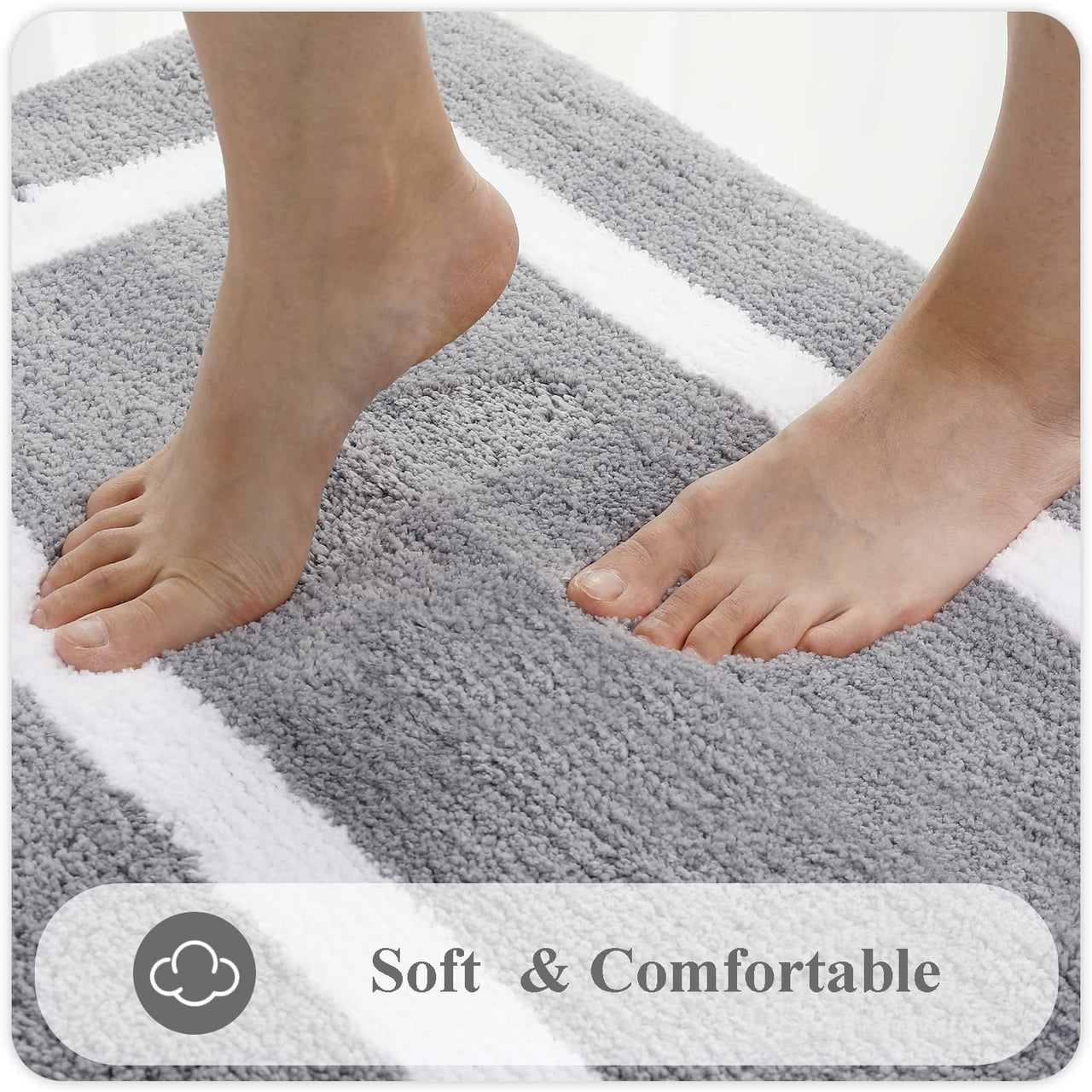 Absorbent Soft and Plush Bath Mat - Casatrail.com