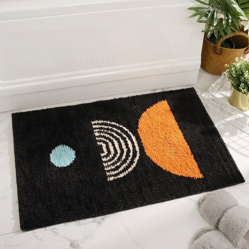 Abstract Art Microfiber Bath Mat - Casatrail.com