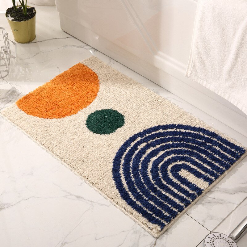 Abstract Art Microfiber Bath Mat - Casatrail.com