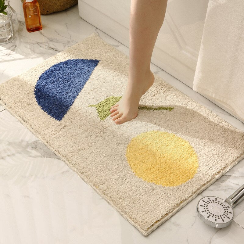 Abstract Art Microfiber Bath Mat - Casatrail.com