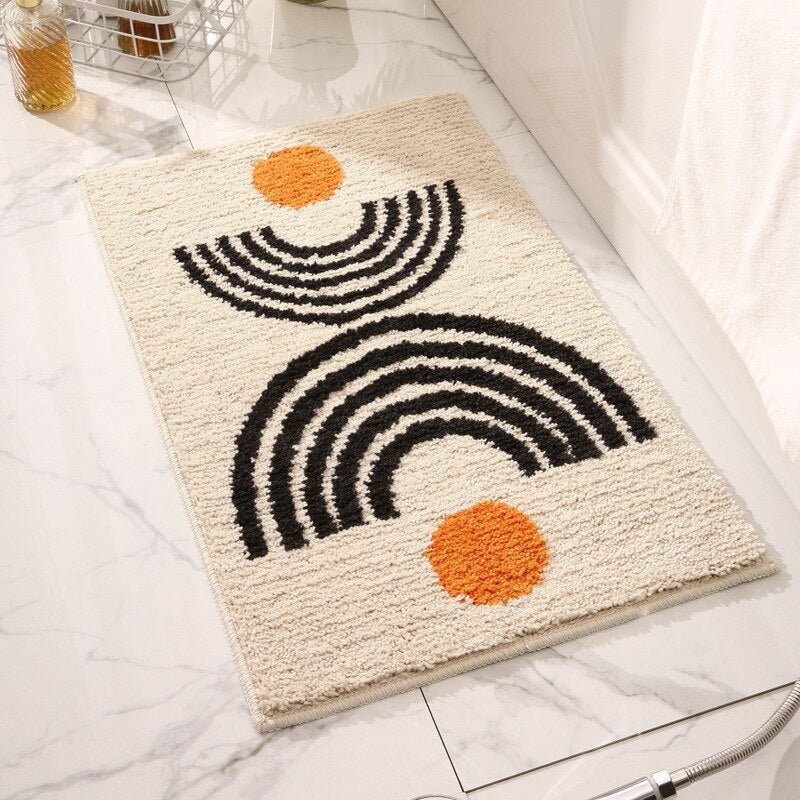 Abstract Art Microfiber Bath Mat - Casatrail.com