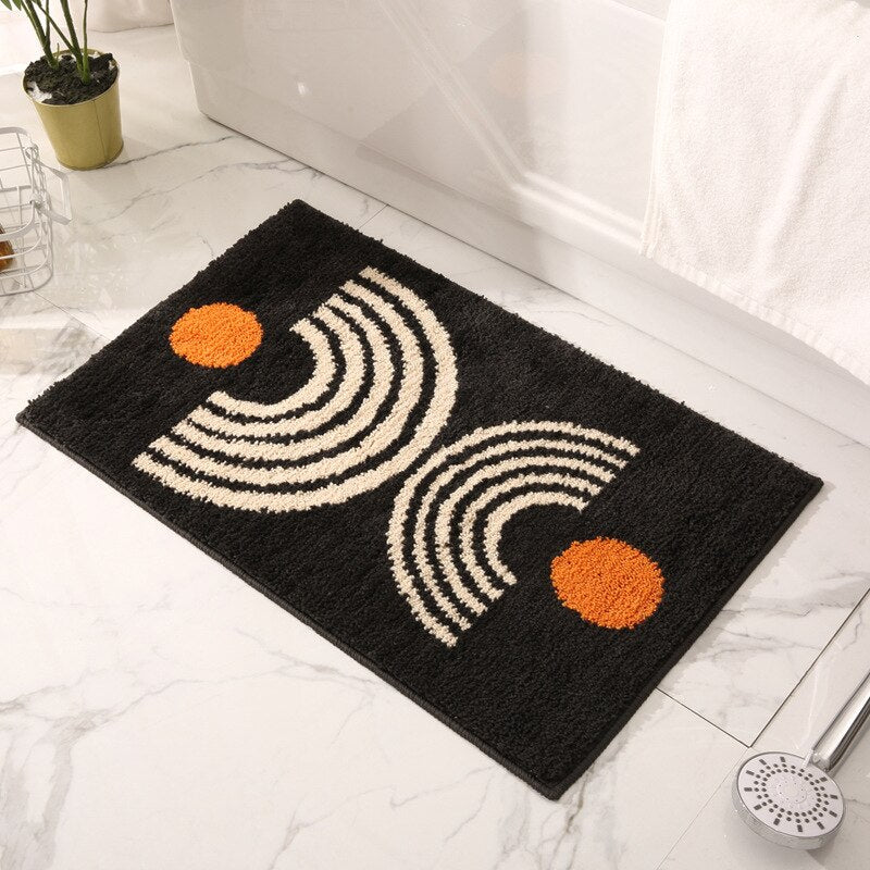 Abstract Art Microfiber Bath Mat - Casatrail.com