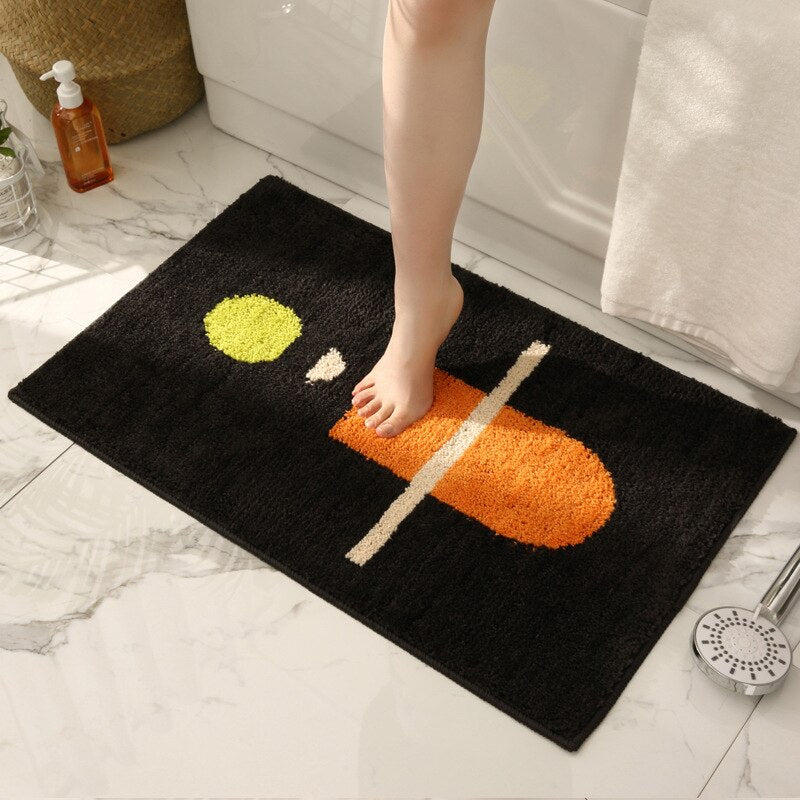 Abstract Art Microfiber Bath Mat - Casatrail.com