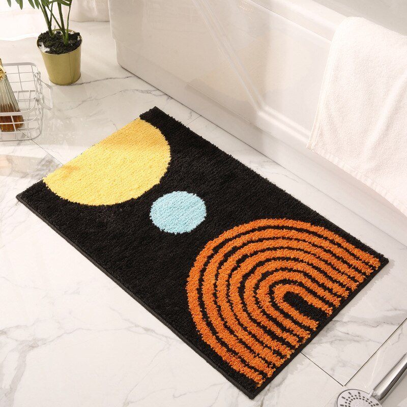 Abstract Art Microfiber Bath Mat - Casatrail.com