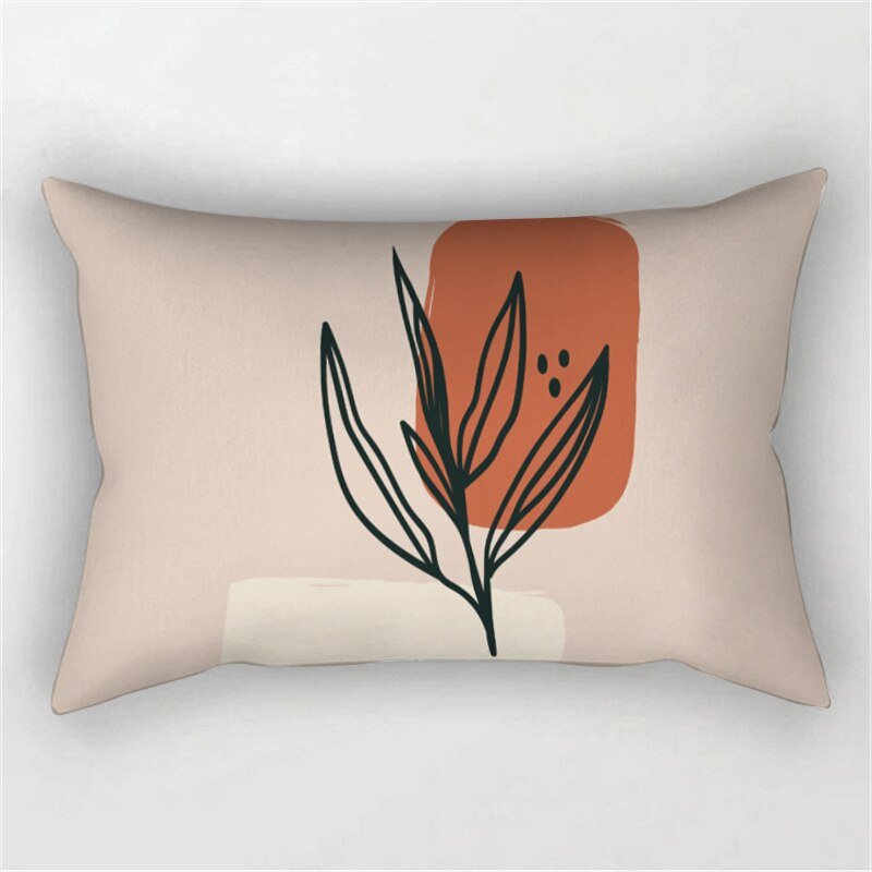 Abstract Leaf Plant Pattern Sofa Pillowcase - Casatrail.com