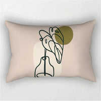 Thumbnail for Abstract Leaf Plant Pattern Sofa Pillowcase - Casatrail.com