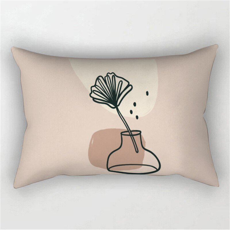 Abstract Leaf Plant Pattern Sofa Pillowcase - Casatrail.com