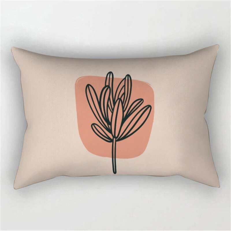 Abstract Leaf Plant Pattern Sofa Pillowcase - Casatrail.com